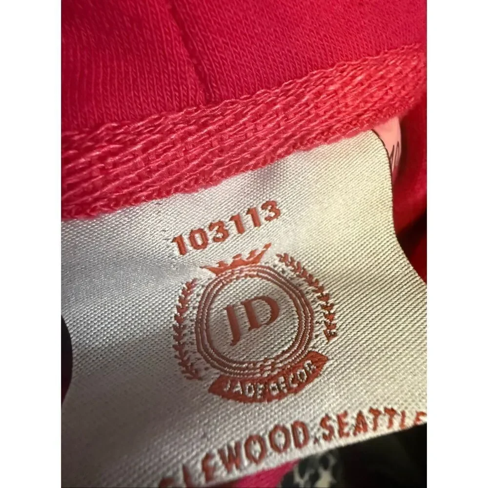 Jade Decor Girl's Casual 2 Piece Hoodie & Jogger Sweatsuit Set Pink Size 10